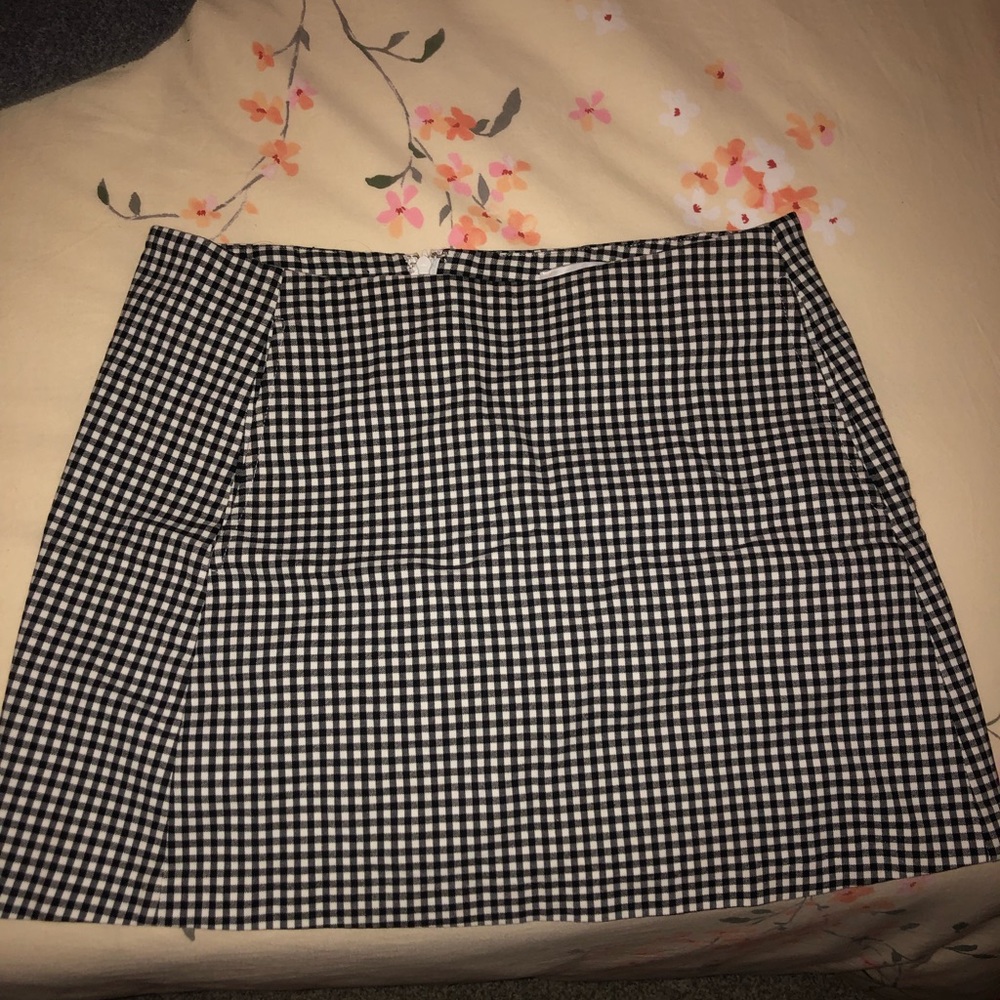 Urban outfitter checkered mini skirt